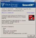 VanDyke SecureCRT/SecureFX 7.0.1 build 374 + ClientPack build 278 +  VShellServer 3.8.6 (build 476) +Crack