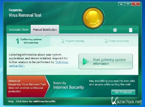 Kaspersky Virus Removal Tool (AVPTool)  11.0.0.1245 DC 15.11.2012