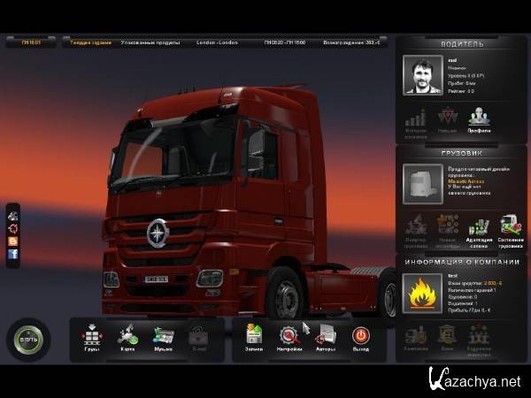 Euro Truck Simulator 2 [v.1.2.5.1] (2012/RUS/ENG/MULTI34/RePack )