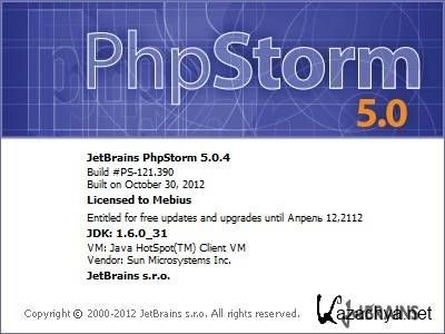JetBrains PhpStorm 5.0.4 x86+x64 [2012, ENG] + Crack