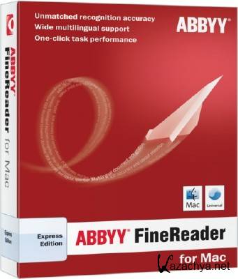 ABBYY FineReader Express 8.0.0.4125 for Mac OS [2012, RUS] [Intel] + Serial