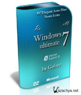 Windows 7 Ultimate x86 Ru AeroBlue by Golver 11.2012 (32 bit, )