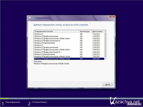 Microsoft Windows 8 x86/x64 12 in1 RUS (2012)