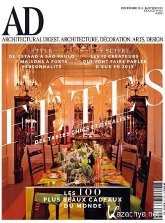 AD Architectural Digest - Decembre 2012/Janvier 2013 (France)