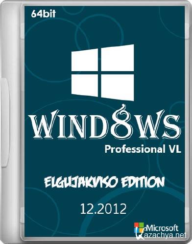 Windows 8 Pro VL Elgujakviso Edition 12.2012 (x64/RUS/2012)