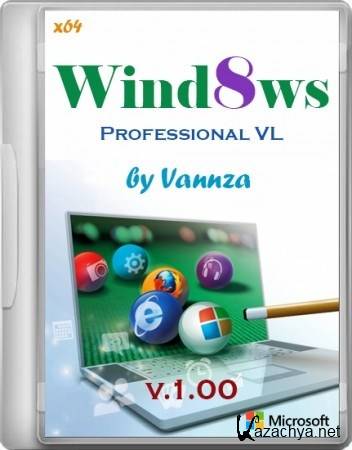 Windows 8 Professional VL by Vannza v1 (X64/2012/RUS)