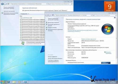 Windows 7 SP1 9in1 Russian (x86+x64) 2012