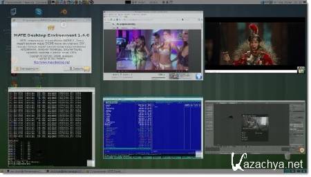 Knoppix 7.0.4 Live MATE+Compiz (x64/x86/1xDVD/2013)