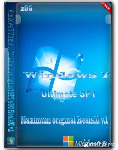 Windows 7 Ultimate Maximum original SP1 x86 RealsM v.1 (2013/RUS)