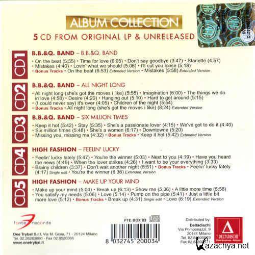 B.B.& Q.Band & High Fashion ? Album Collection [Box Set] (2006)