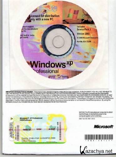 Microsoft Windows XP Professional SP3 OEM