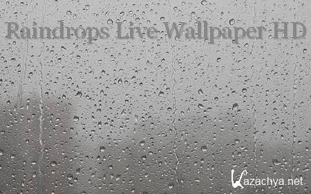 Raindrops Live Wallpaper HD v1.0 (Android)