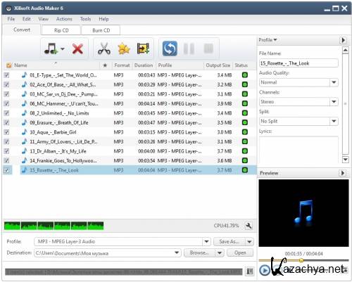 Xilisoft Audio Maker 6.5.0 Build 20130130 ML/ENG