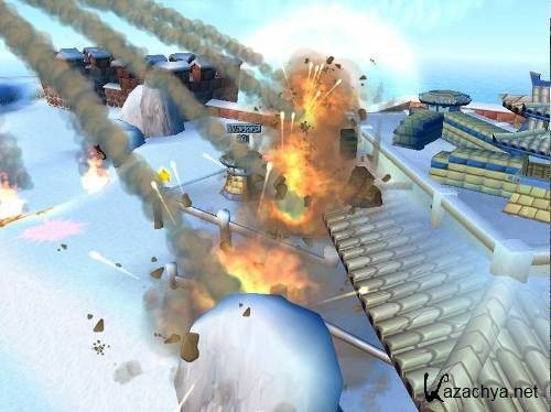 Worms Forts: Under Siege (2004/PC/RUS)