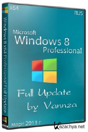 Windows 8 x64 Professional Full Update by Vannza (RUS/2013)