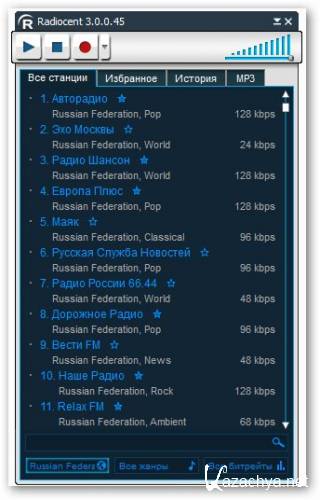 Radiocent 3.4.0.70 RUS