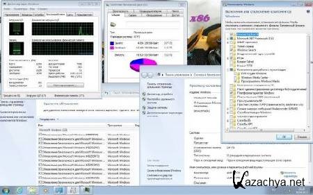 Windows 7 Ultimate SP1 x86/x64 IV-XIII IE9 STABLE by Lopatkin (2013/RUS)