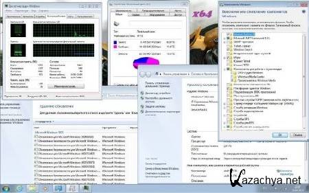 Windows 7 Ultimate SP1 x86/x64 IV-XIII IE9 STABLE by Lopatkin (2013/RUS)