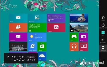 Microsoft Windows 8 Single Language x64 VI-XIII Lite & Small (RUS/2013)