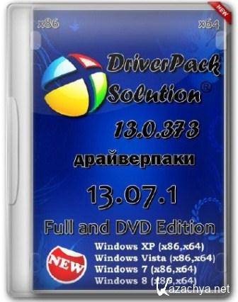 DriverPack Solution 13 R373 + - v.13.07.1 Full DVD Edition x86+x64 (2013)