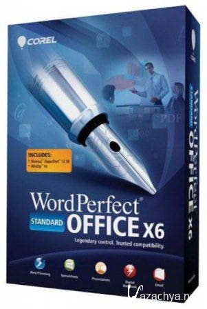 Corel WordPerfect Office X6 v.16.0.0.388 SP1 (2013/Rus)