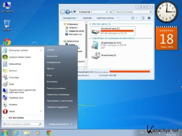 Windows 7 Ultimate SP1 x64 by Loginvovchyk + Soft (������ 2013)