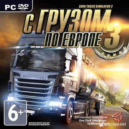     3 / Euro Truck Simulator 2 v.1.4.12s (Update 19.08.2013) (2012/RUS/UKR/MULTI34/Repack by Fenixx)