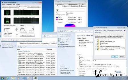 Microsoft Windows 7 Ultimate SP1 x86/x64 Lite & SM 4x1 (RUS/2013)