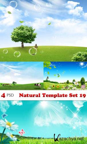 PSD  - Natural Template Set 19 