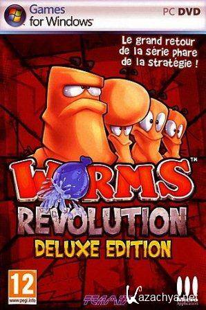 Worms Revolution: Deluxe Edition v.1.0.90 + 4 DLC (2013/Rus/Eng/RePack by Fenixx)