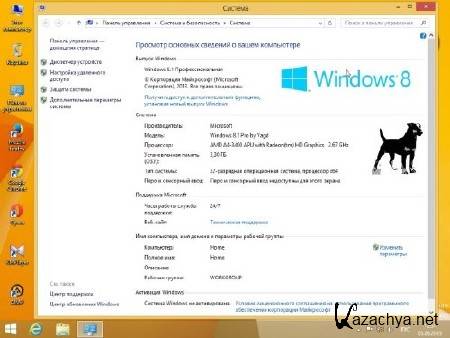 Windows 8.1 Professional RTM 2in1 x64/x32 Optimized by Yagd v.8.5 (07.09.2013/RUS)