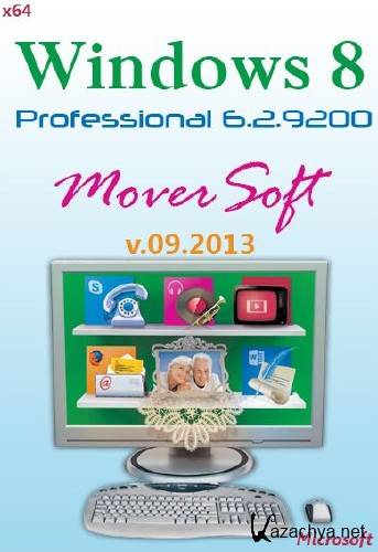Windows 8 Pro x64 MoverSoft RUS (13.09.2013)