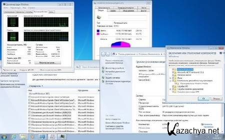 Microsoft Windows 7 SP1 x86 Lite IX-XIII 6x1 COLLECTION (2013/RUS)