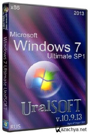 Windows 7 x86 Ultimate UralSOFT v.10.9.13 (RUS/2013)