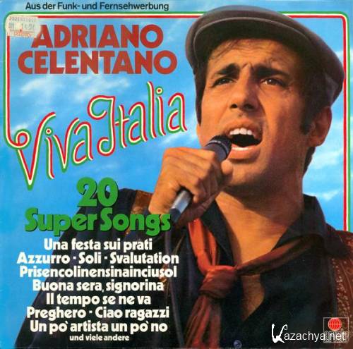 Adriano Celentano - Viva Italia 20 Super Songs (1980)  