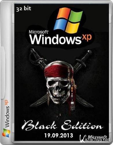 Windows XP Professional SP3 Black Edition 19.09.2013 (86/ENG/RUS)