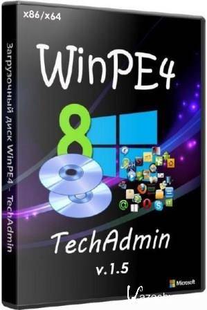  WinPE4 - TechAdmin 1.5 x86+x64 (2013/Rus)