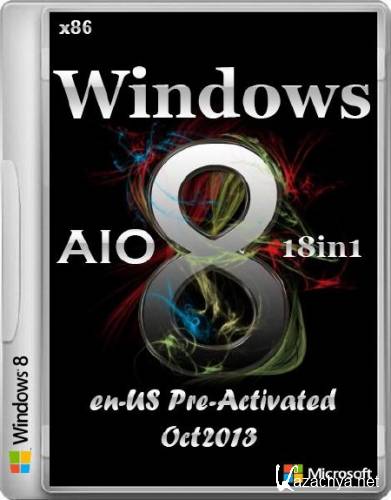 Windows 8 AIO 18in1 Activated Integrated Oktober 2013 (x86/ENG/RUS)