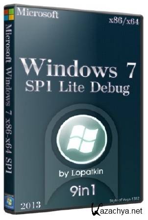 Microsoft Windows 7 x86/x64 SP1 Lite Debug 91 (RUS/2013)