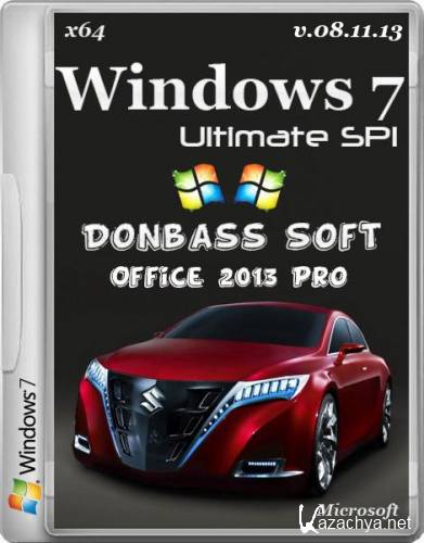 Windows 7 Ultimate SP1 x64 DS Office 2013 Pro v.08.11.13 (2013/RUS)
