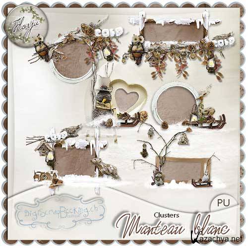 Зимний скрап-комплект - Белоснежное пальто Зимний скрап-комплект - Белоснежное пальто