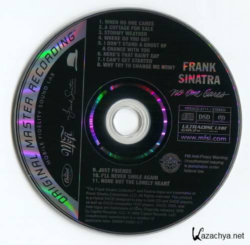 Frank Sinatra - No One Cares (1959/2013 SACD)