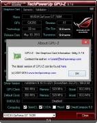 GPU-Z 0.7.6 + ASUS ROG Skin (2014)