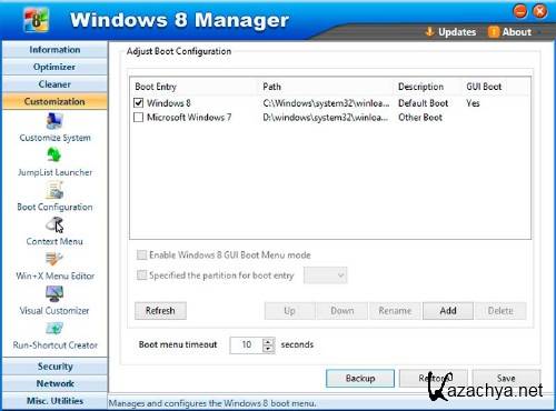 Yamicsoft Windows 8 Manager 2.0.3 -    