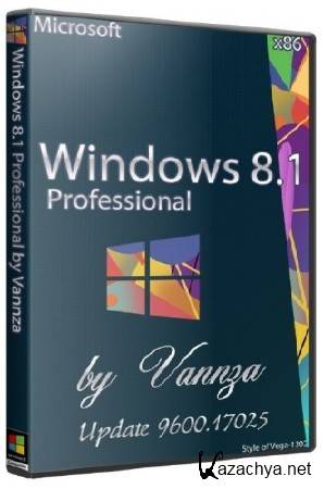 Windows 8.1 Pro Update 9600.17025 by Vannza (x86/2014/RUS)