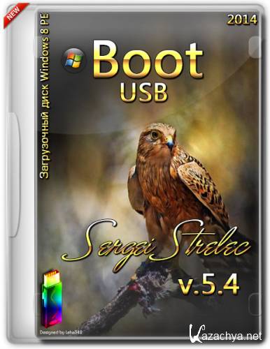 Boot USB Sergei Strelec Windows 8 PE v.5.4 (2014/x86/x64)