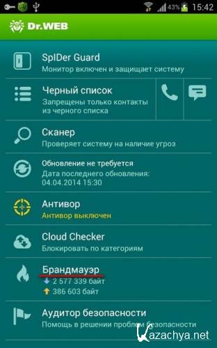 Dr.Web Anti-virus 9.01.0 (Android) + 