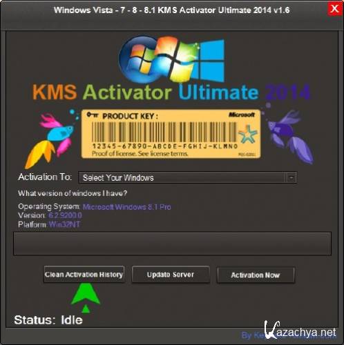 KMS Activator Ultimate 2014 v1.9 [Windows Vista,7,8,8.1 Activator]