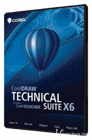 CorelDRAW Technical Suite X6 ( 16.4.0.1280, SP4, ENG + RUS )