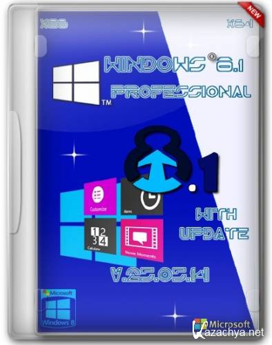 Windows 8.1 Professional Update 1 x86/x64 v.25.05.14 by Gemini (RUS/2014)